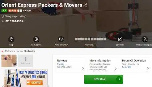 Orient Express Packers and Movers